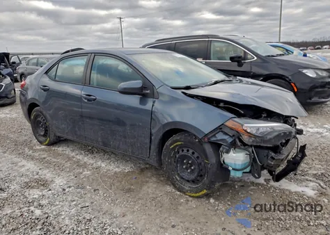 2017 Toyota Corolla L z USA, uszkodzony, nr VIN 2T1BURHE3HC856489